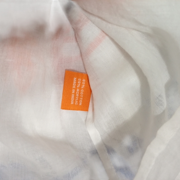 Oliphant Colorful Rainbow Stripe V Neck Cap Sleeve Pocket Cotton Midi Dress Sz S - Picture 8 of 10